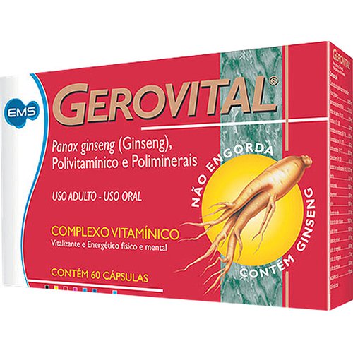 Encontraproduto.com.br - Gerovital Com 60 Capsulas
