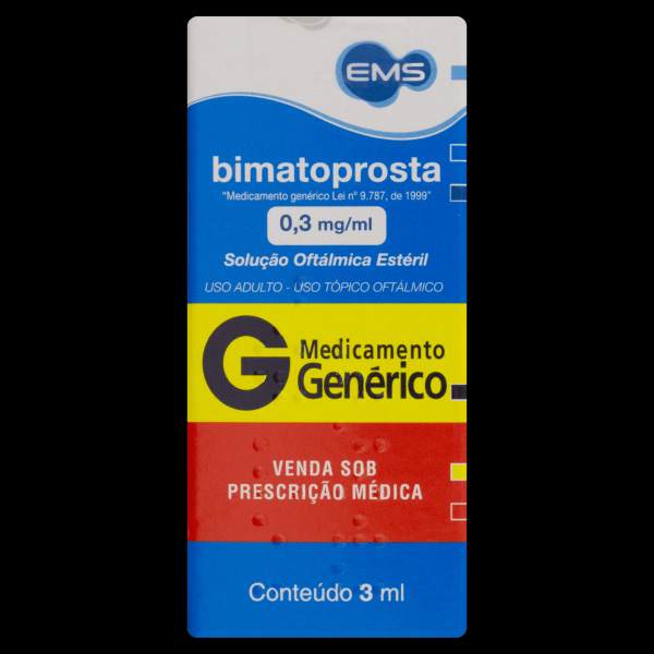 Bimatoprosta Genérico EMS Solução Oftálmica 3ml