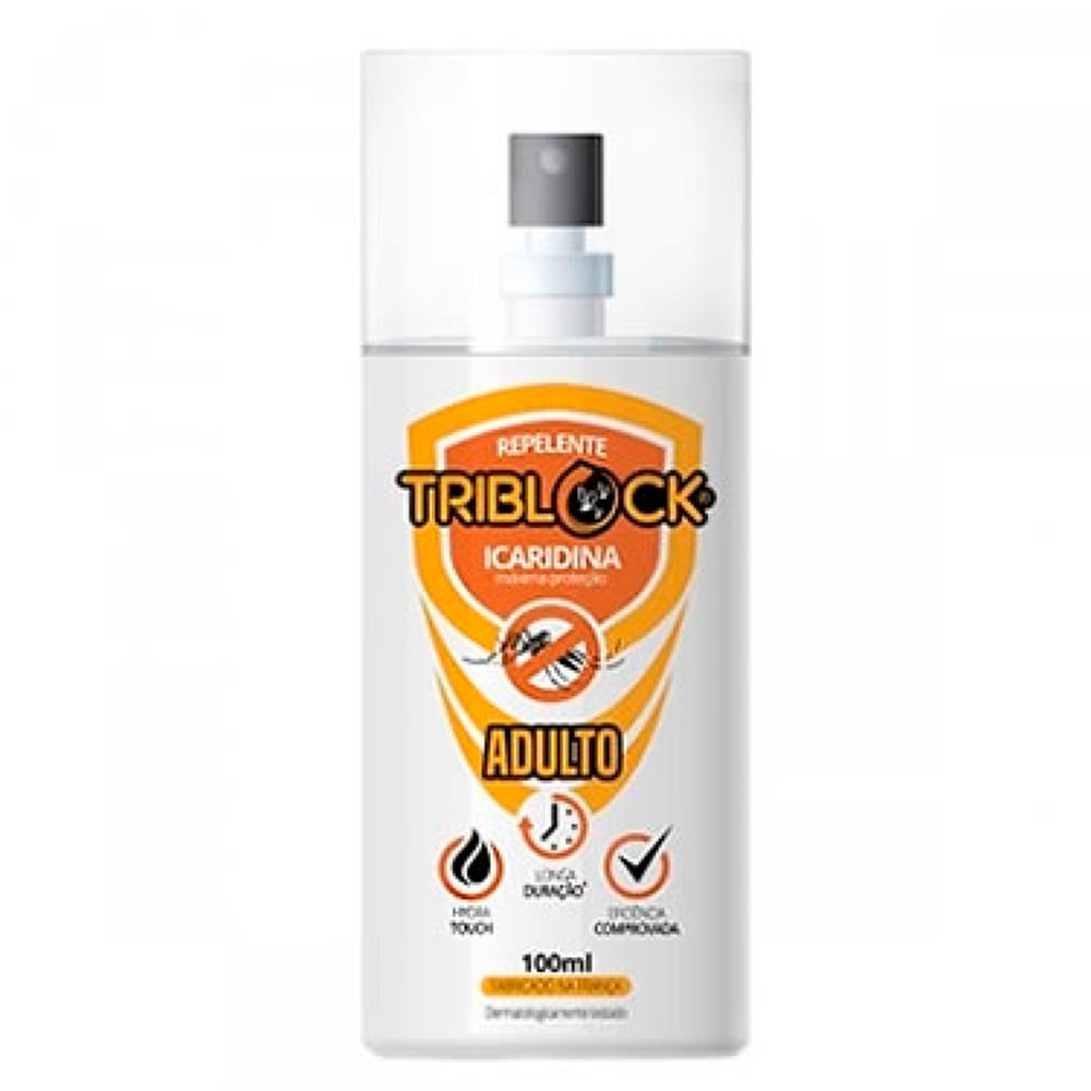 Encontraproduto.com.br - Repelente Triblock Spray Adulto 100ml