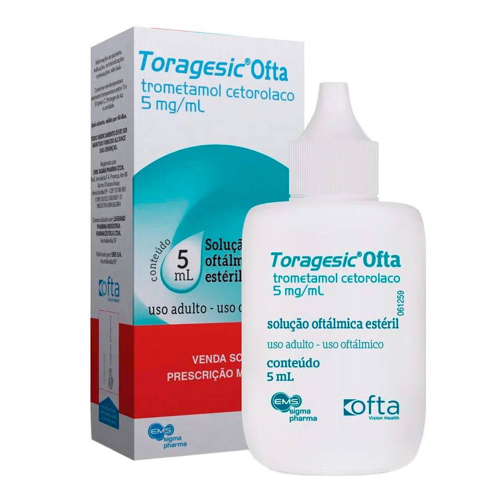 Encontraproduto.com.br - Toragesic Legrand 5mg/ml solução Oftálmica 5ml