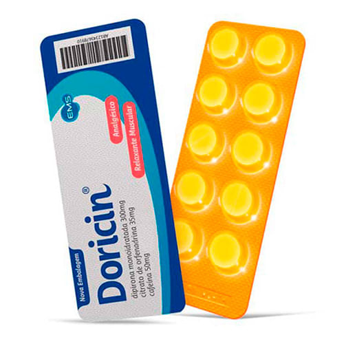 Encontraproduto.com.br - Doricin Envelope Com 10 Comprimidos Novo