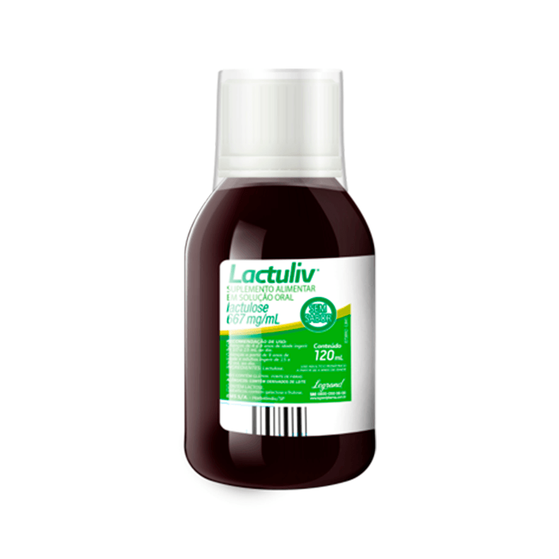 Encontraproduto.com.br - Lactuliv 667mg Xarope Sem Sabor 120ml