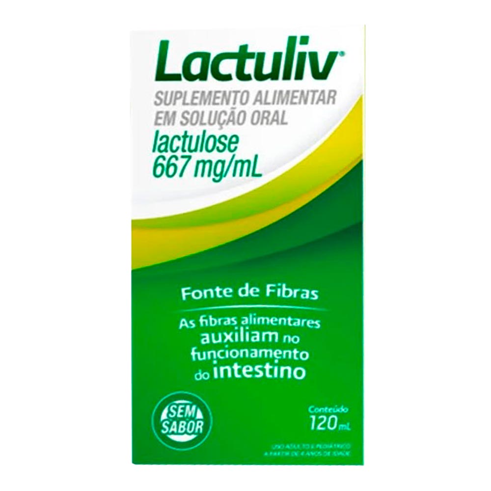 Encontraproduto.com.br - Lactuliv 667mg Xarope Sem Sabor 120ml
