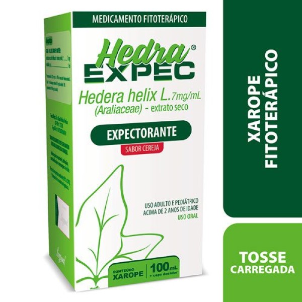 Encontraproduto.com.br - Hedra Expec Xarope 7mg com 100ml - Legrand