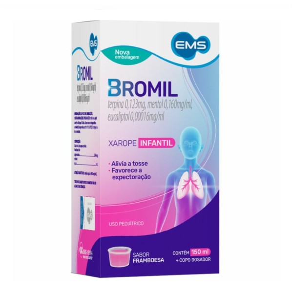 Bromil Ems Xarope Infantil 150ml + Copo Dosador