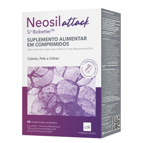 Encontraproduto.com.br - Neosil Attack Under Skin 60 Comprimidos