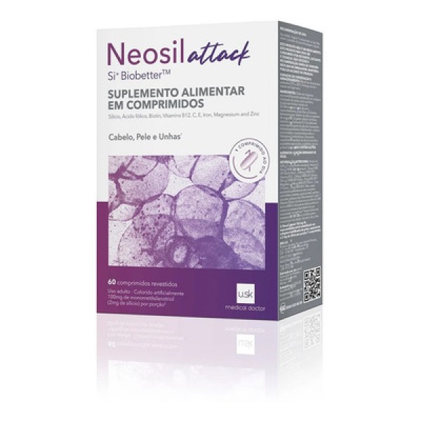 Encontraproduto.com.br - Neosil Attack Under Skin 60 Comprimidos