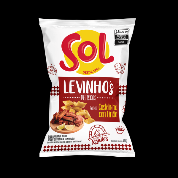 Salgadinho Sol Levinho Costela Com Limão 90g