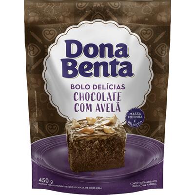 Encontraproduto.com.br - Mistura para Bolo Dona Benta Chocolate com Avelã Pouch com 450g