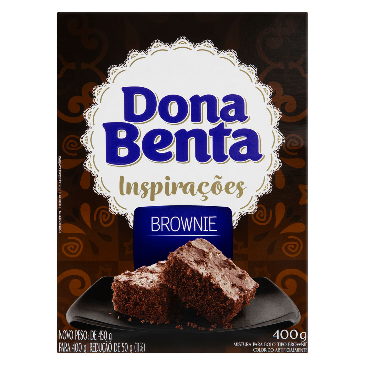 Encontraproduto.com.br - Mistura para Bolo Brownie Dona Benta Inspirações Caixa 400g