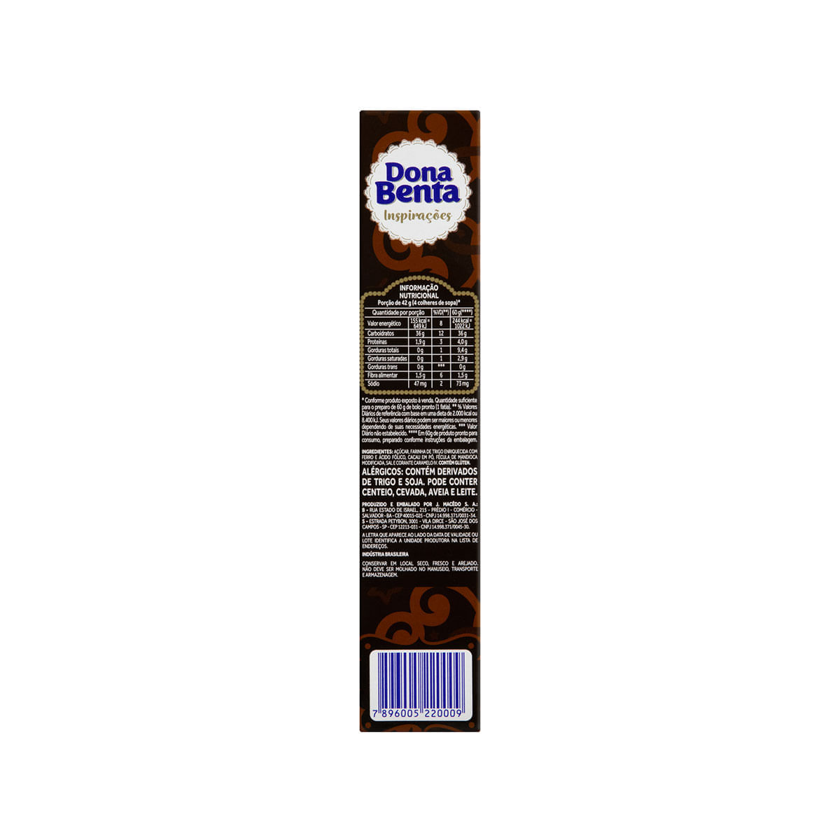 Encontraproduto.com.br - Mistura para Bolo Brownie Dona Benta Inspirações Caixa 400g