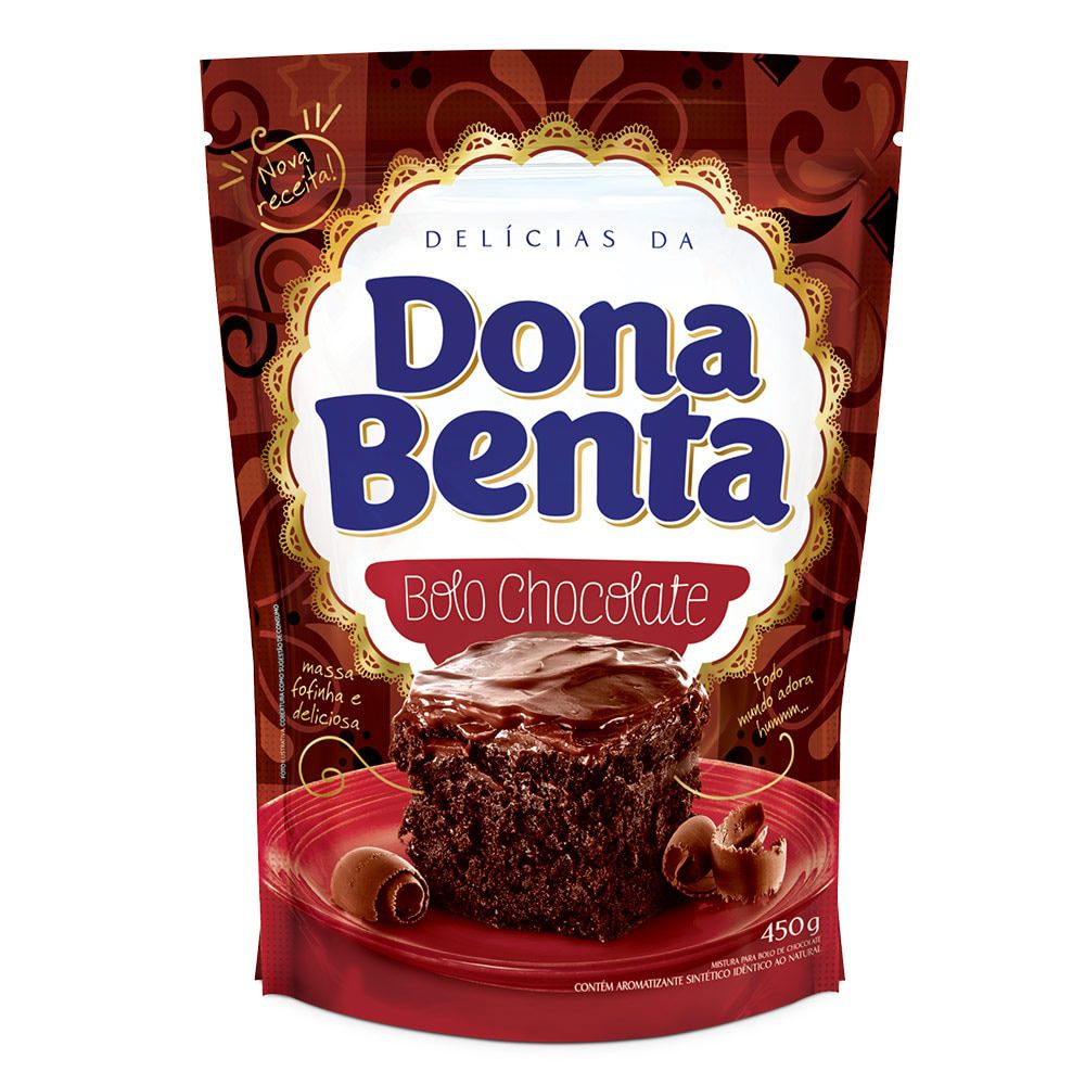Encontraproduto.com.br - Mistura para Bolo Dona Benta Chocolate Pouch com 450g