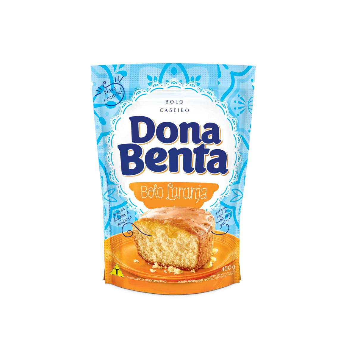 Encontraproduto.com.br - Mistura para Bolo Dona Benta Laranja Pouch com 450g