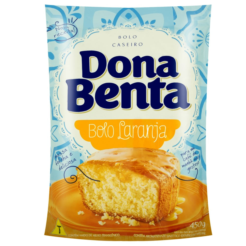 Encontraproduto.com.br - Mistura para Bolo Dona Benta Laranja Pouch com 450g