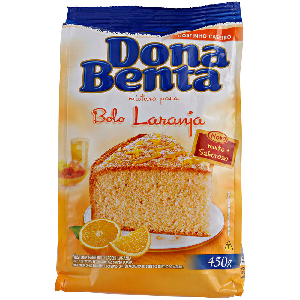 Encontraproduto.com.br - Mistura para Bolo Dona Benta Laranja Pouch com 450g