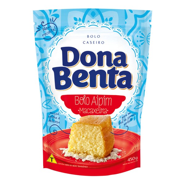 Encontraproduto.com.br - Mistura para Bolo Dona Benta Aipim Pouch com 450g