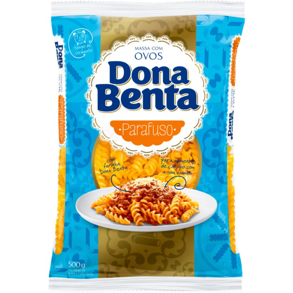 Encontraproduto.com.br - Macarrão Parafuso Dona Benta Sêmola Tradicional 500g