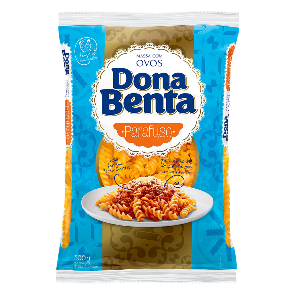 Encontraproduto.com.br - Macarrão Parafuso Dona Benta Sêmola Tradicional 500g