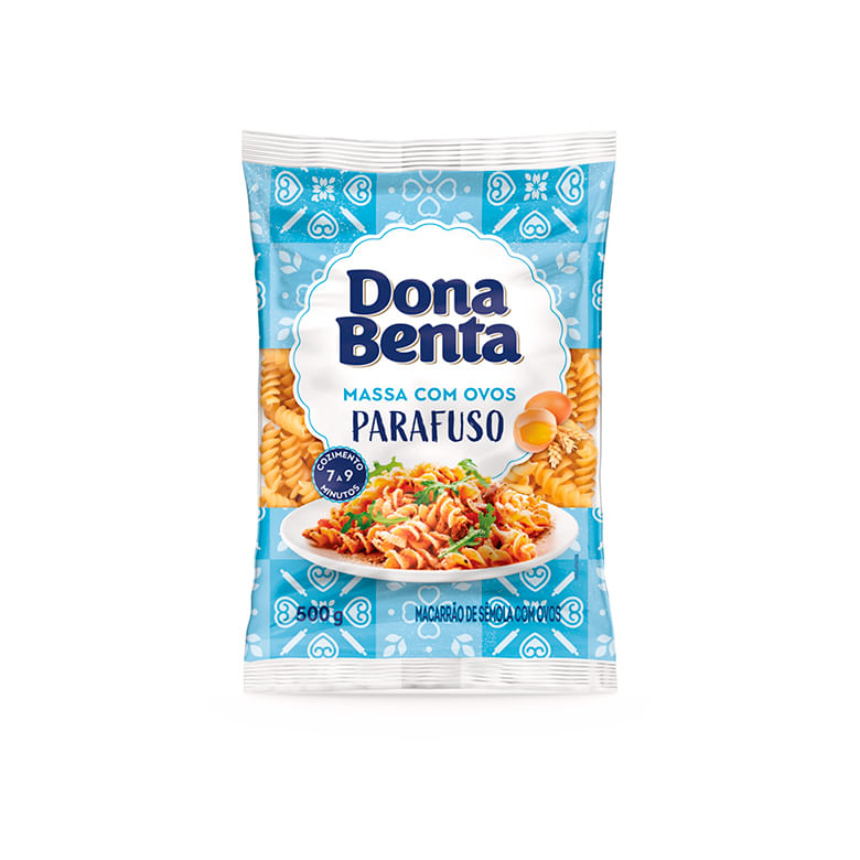 Encontraproduto.com.br - Macarrão Parafuso Dona Benta Sêmola Tradicional 500g
