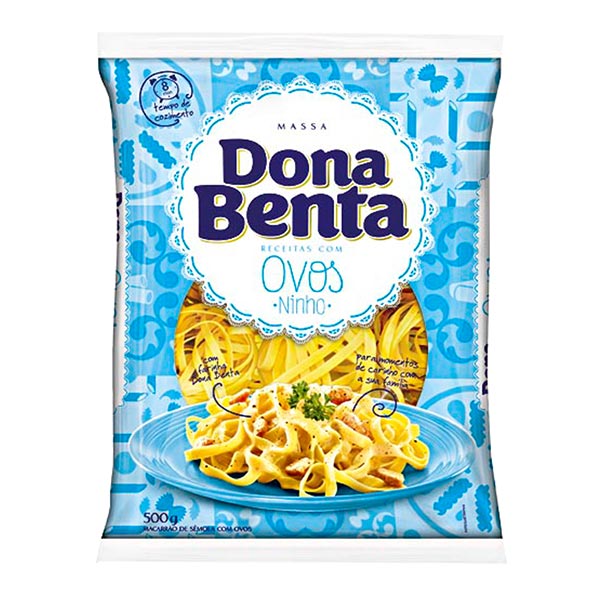 Encontraproduto.com.br - Macarrão com Ovos Dona Benta Ninho Pacote com 500g