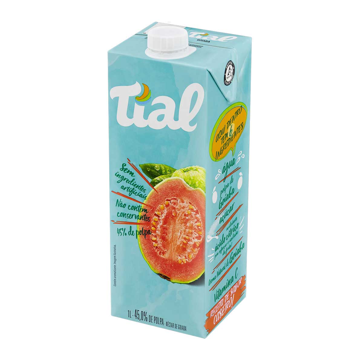 Encontraproduto.com.br - Suco Néctar Tial Goiaba TP com 1L
