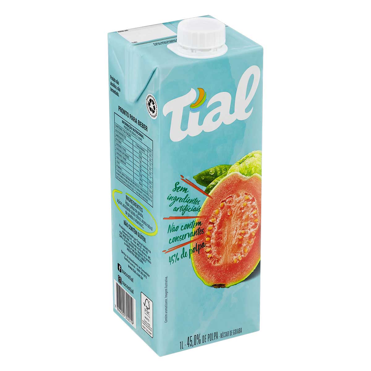 Encontraproduto.com.br - Suco Néctar Tial Goiaba TP com 1L