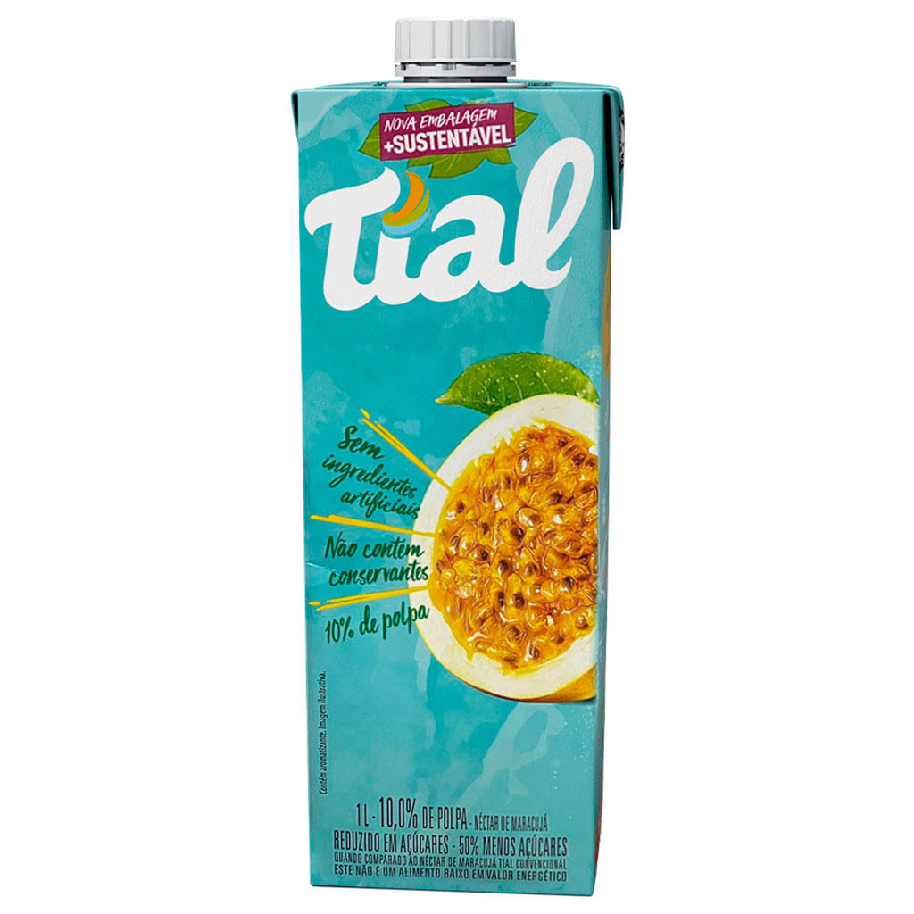 Encontraproduto.com.br - Suco Néctar Tial Maracujá TP com 1L