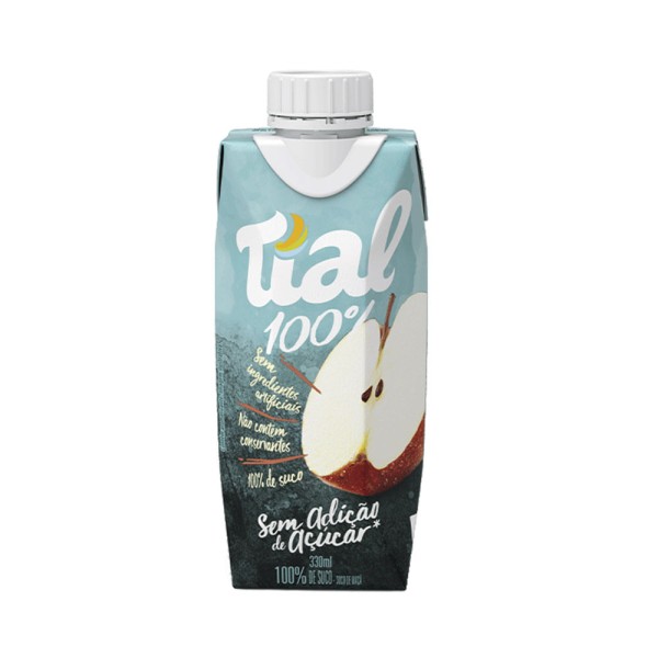 Encontraproduto.com.br - Suco de Maçã sem Adição de Açúcar Tial 100% Caixa 330ml