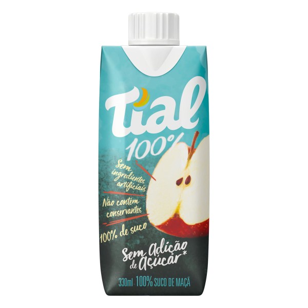 Encontraproduto.com.br - Suco de Maçã sem Adição de Açúcar Tial 100% Caixa 330ml