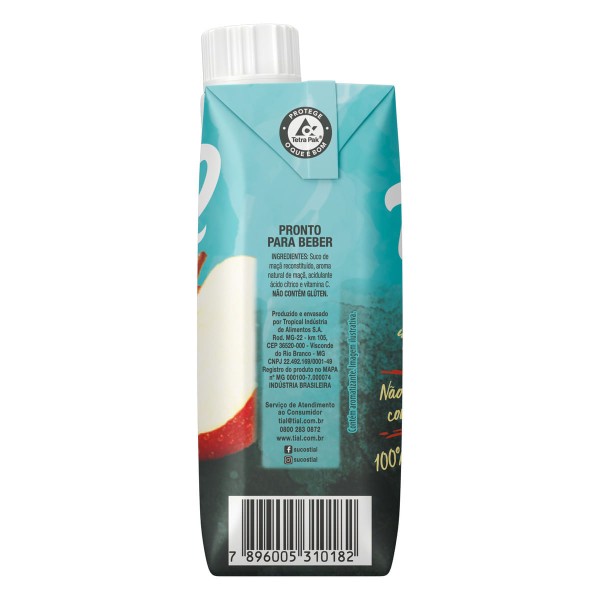 Encontraproduto.com.br - Suco de Maçã sem Adição de Açúcar Tial 100% Caixa 330ml