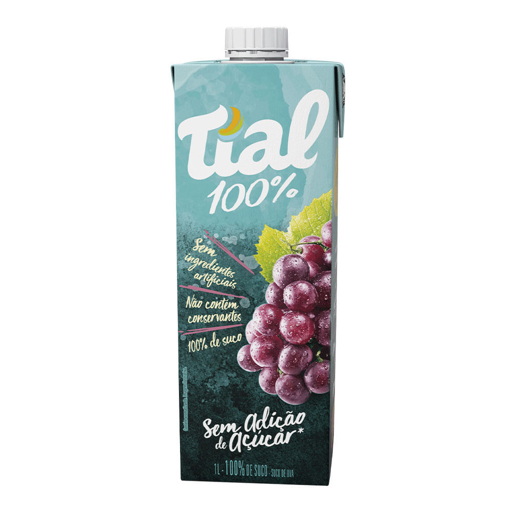 Encontraproduto.com.br - Suco Pronto Tíal 100% Zero Açúcar Uva 1L