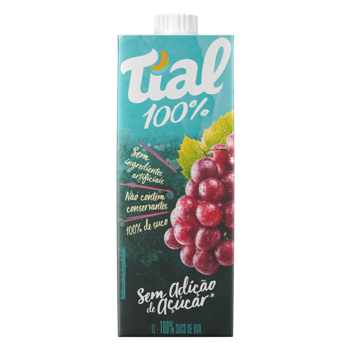 Encontraproduto.com.br - Suco Pronto Tíal 100% Zero Açúcar Uva 1L