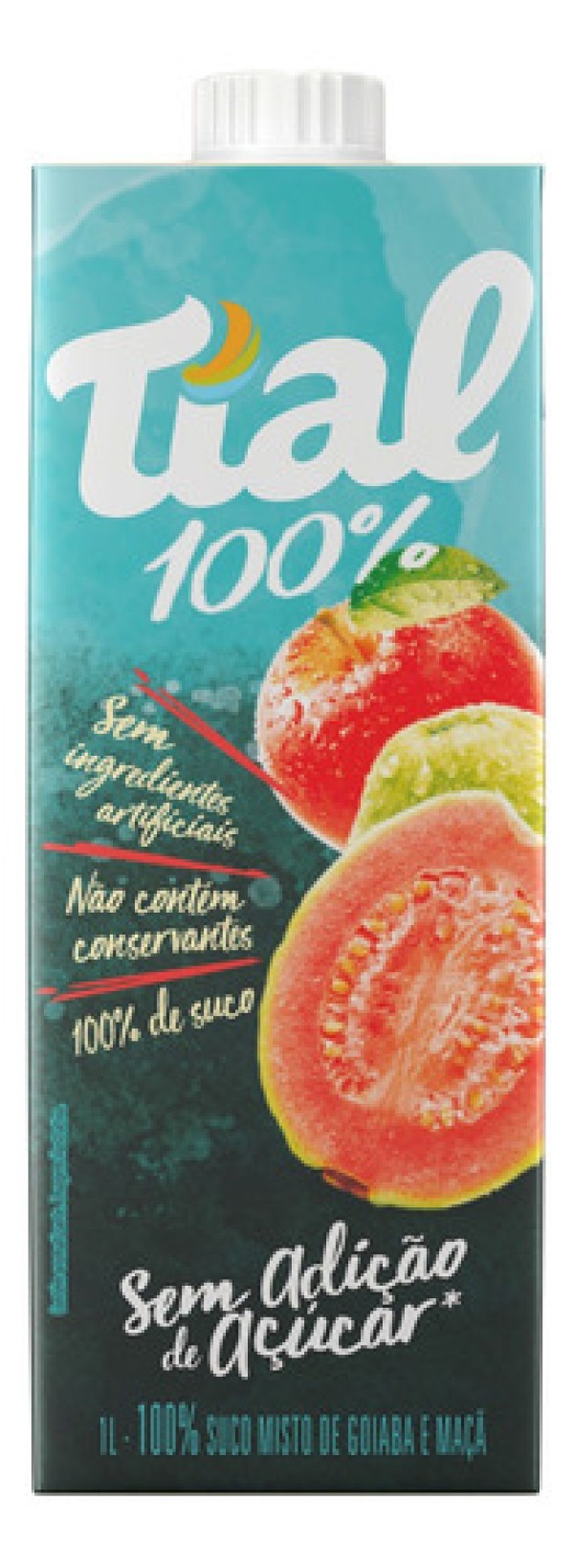 Encontraproduto.com.br - Suco Pronto Tíal 100% Zero Açúcar Goiaba 1L