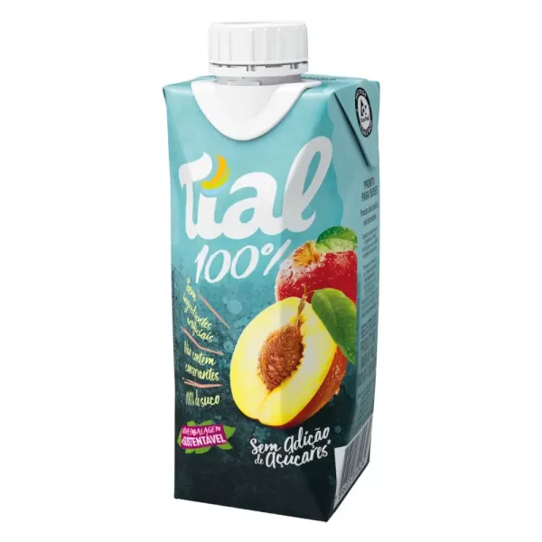Encontraproduto.com.br - Suco Misto de Maçã e Pêssego sem Adição de Açúcar 100% Tial 330ml