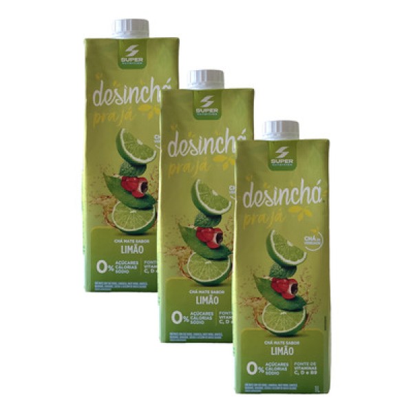 Encontraproduto.com.br - Chá Mate Sabor Limão Desinchá - 1L
