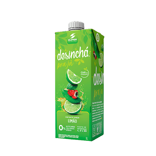 Chá Mate Sabor Limão Desinchá - 1L