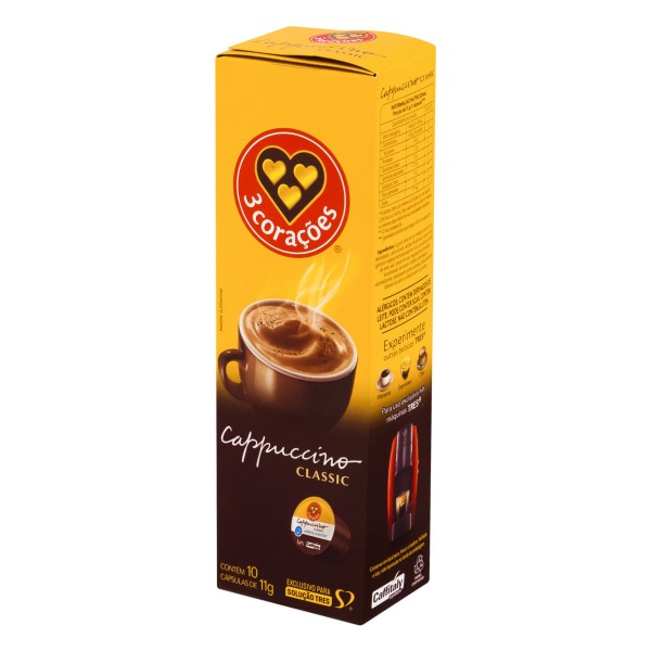 Encontraproduto.com.br - Capsula Cappuccino Classic c/10 - Três Corações