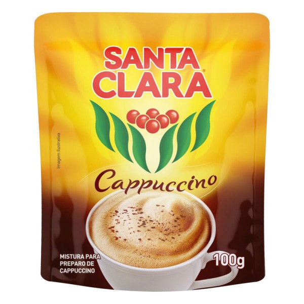Café Cappuccino Santa Clara Sachê 100g