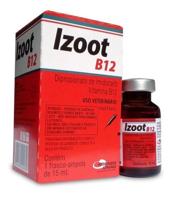 Medicamento Antibiótico Izoot B12 Inj 15ml