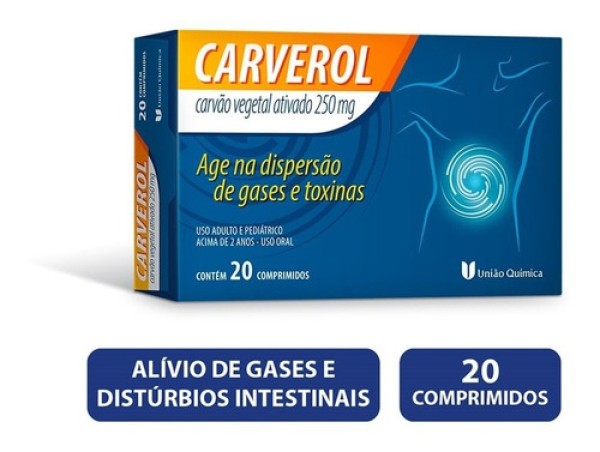 Carverol 250mg c/20 Comprimidos