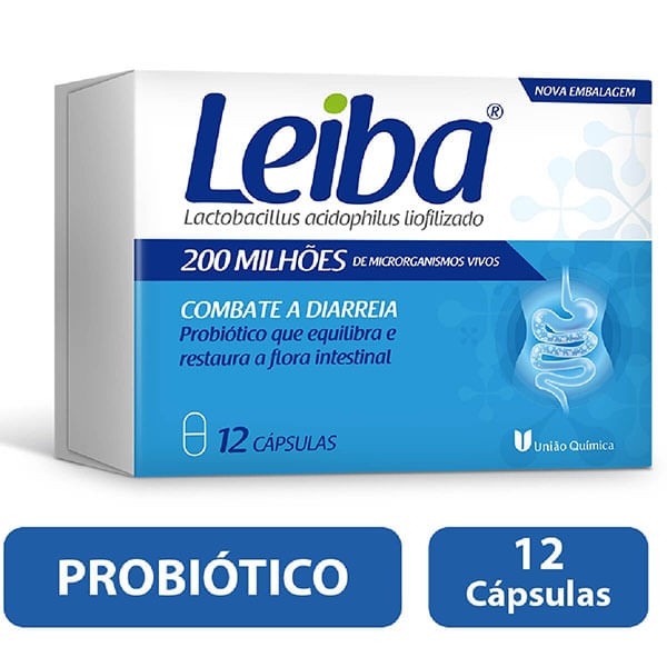Encontraproduto.com.br - Leiba 200Mi 12 Cápsulas