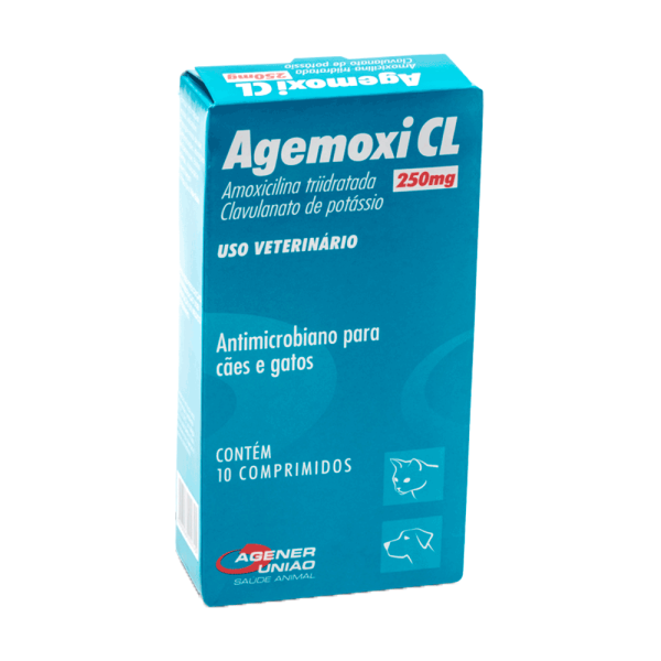 Encontraproduto.com.br - AGEMOXI CL 250mg - caixa com 10 compr.