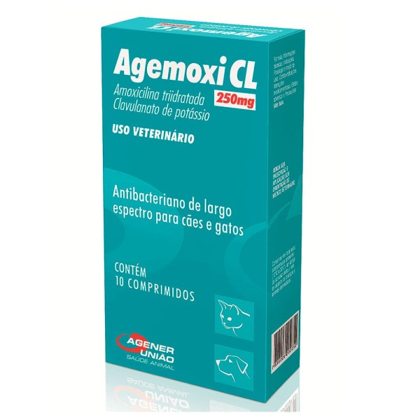 Encontraproduto.com.br - AGEMOXI CL 250mg - caixa com 10 compr.