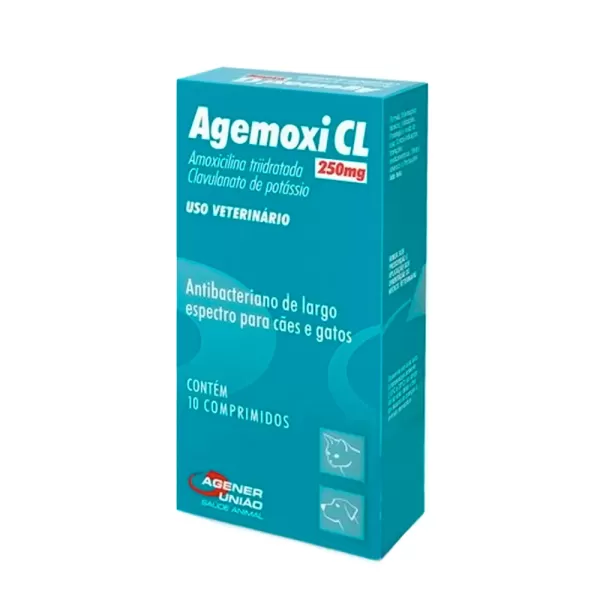 Encontraproduto.com.br - AGEMOXI CL 250mg - caixa com 10 compr.