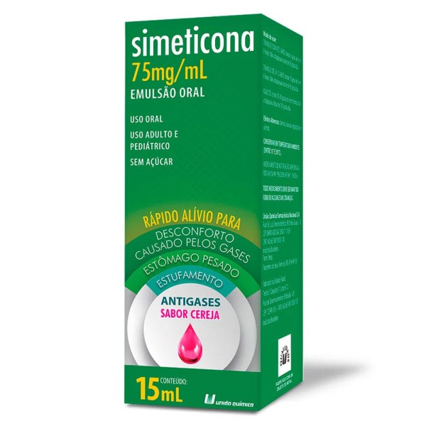 Encontraproduto.com.br - Simeticona 75mg/mL Emulsão Oral (Gotas)   Frasco com 15 mL