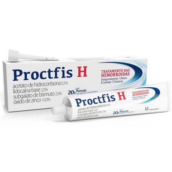 Encontraproduto.com.br - Proctfis H Pomada 20g +10 Aplicadores