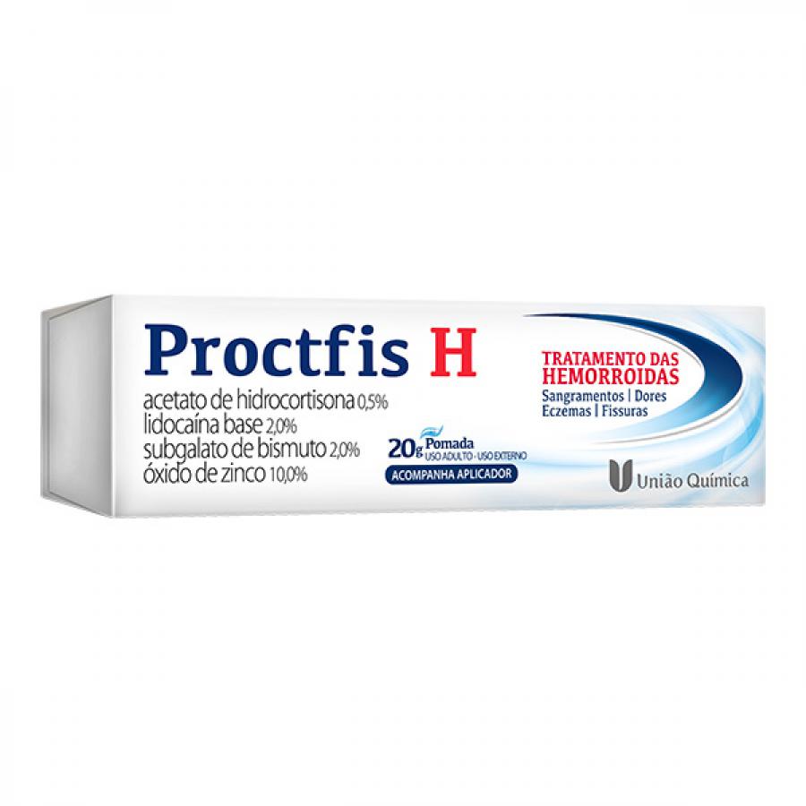 Encontraproduto.com.br - Proctfis H Pomada 20g + 10 Aplicadores