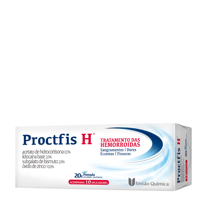 Encontraproduto.com.br - Proctfis H Pomada 20g + 10 Aplicadores