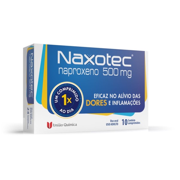 Encontraproduto.com.br - Anti-Inflamatórios Naxotec 500mg 10 comprimidos