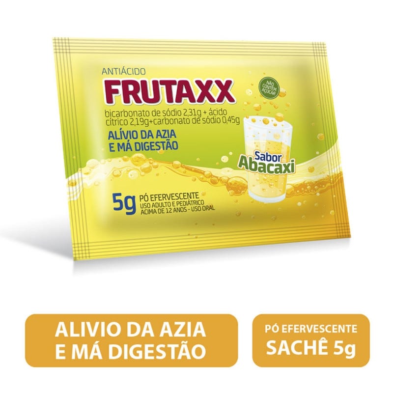 Frutaxx Sabor Abacaxi Envelope de 5g
